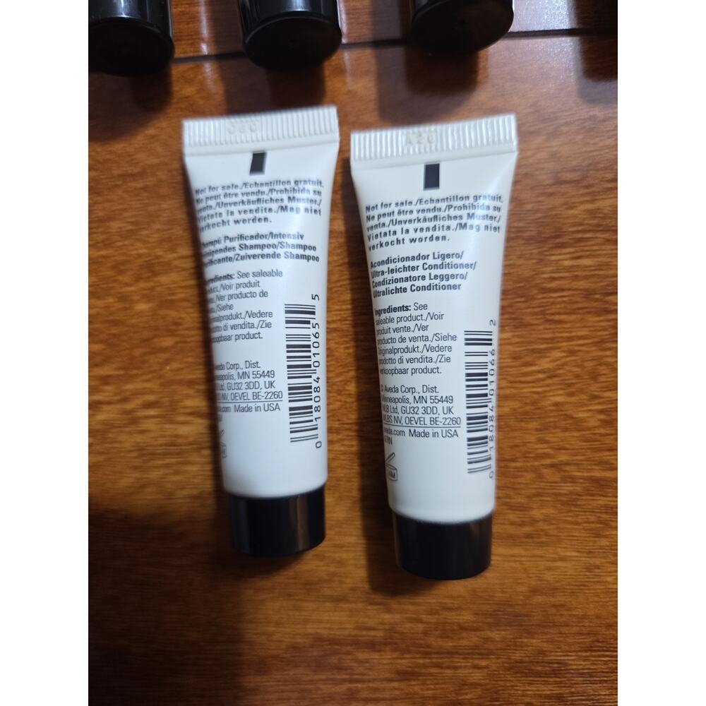 Lot of 16 AVEDA Rosemary Mint Purifying Shampoo & Conditioner Travel Size 10ml - Picture 4 of 4